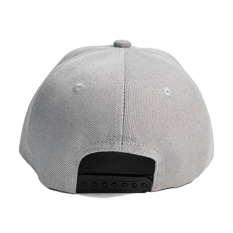 Custom and Embroider your Grey Cap Back View