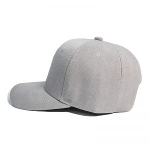 Custom and Embroider your Grey Cap Left View