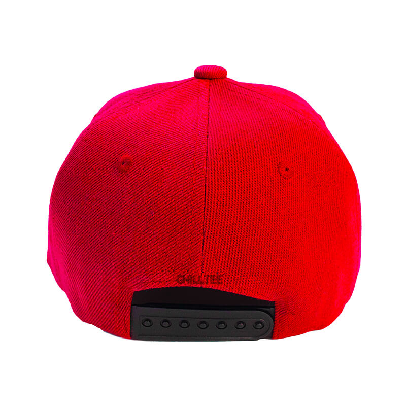 Custom and Embroider your Red Kids Cap Back View
