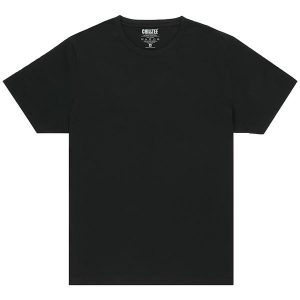 Unisex Black Crew T-shirt Front