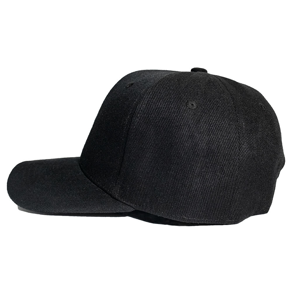 Custom and Embroider your Black Cap Left View