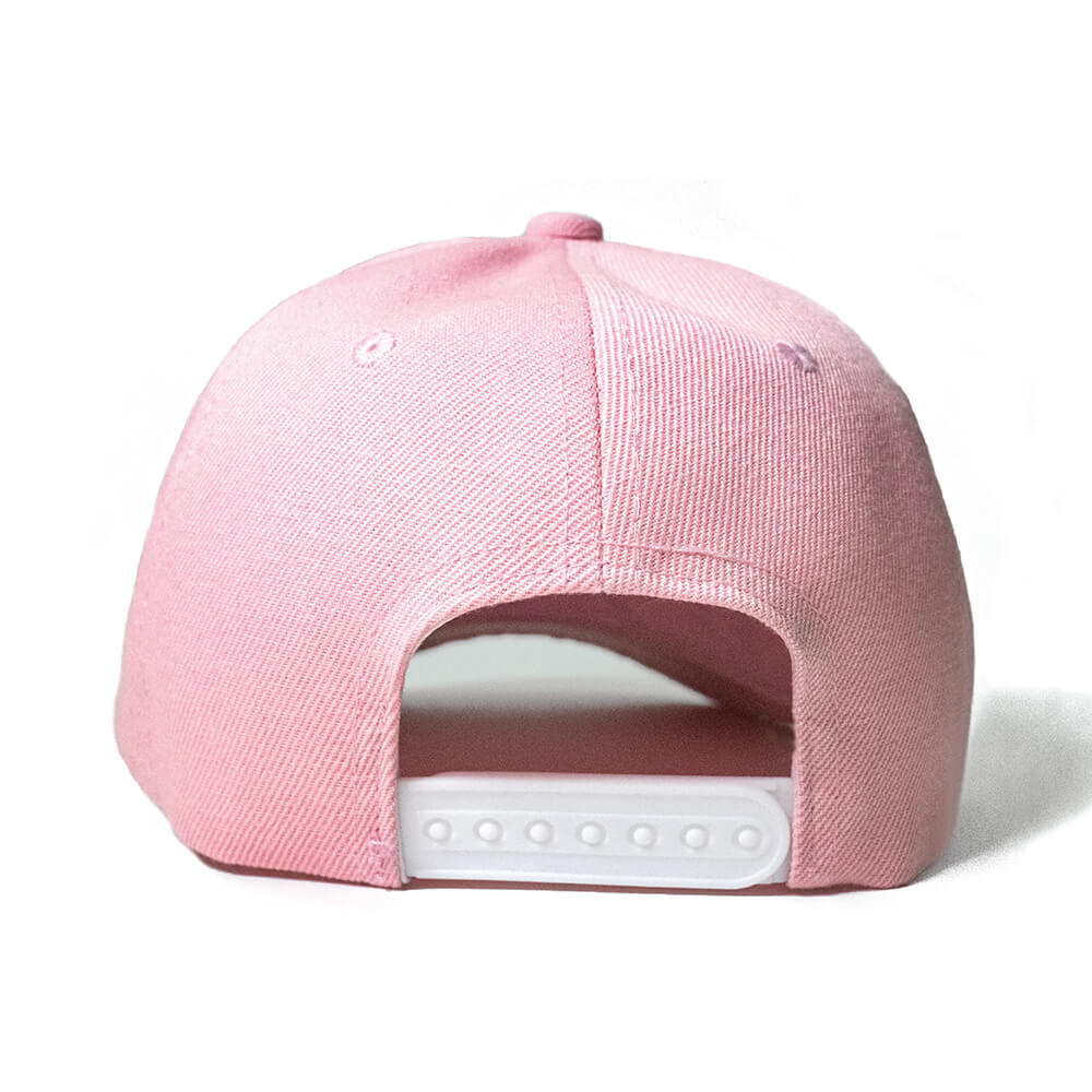 Custom and Embroider your Baby Pink Cap Back View