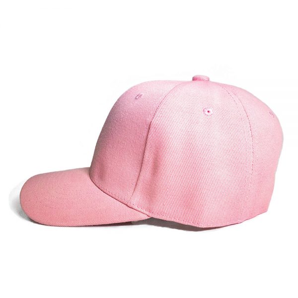 Custom and Embroider your Baby Pink Cap Left View