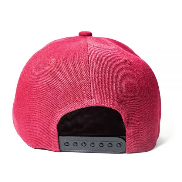 Custom and Embroider your Wine Red Cap Back View