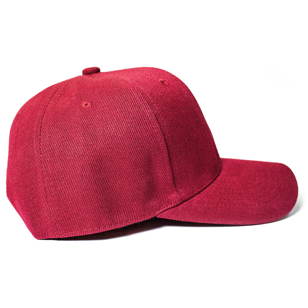 Custom and Embroider your Wine Red Cap Right View