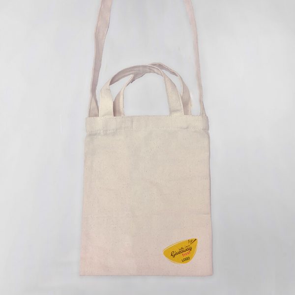 I'm a Giveaway Mini Canvas Tote-bag, Custom our iTee template and make it yours. Product View