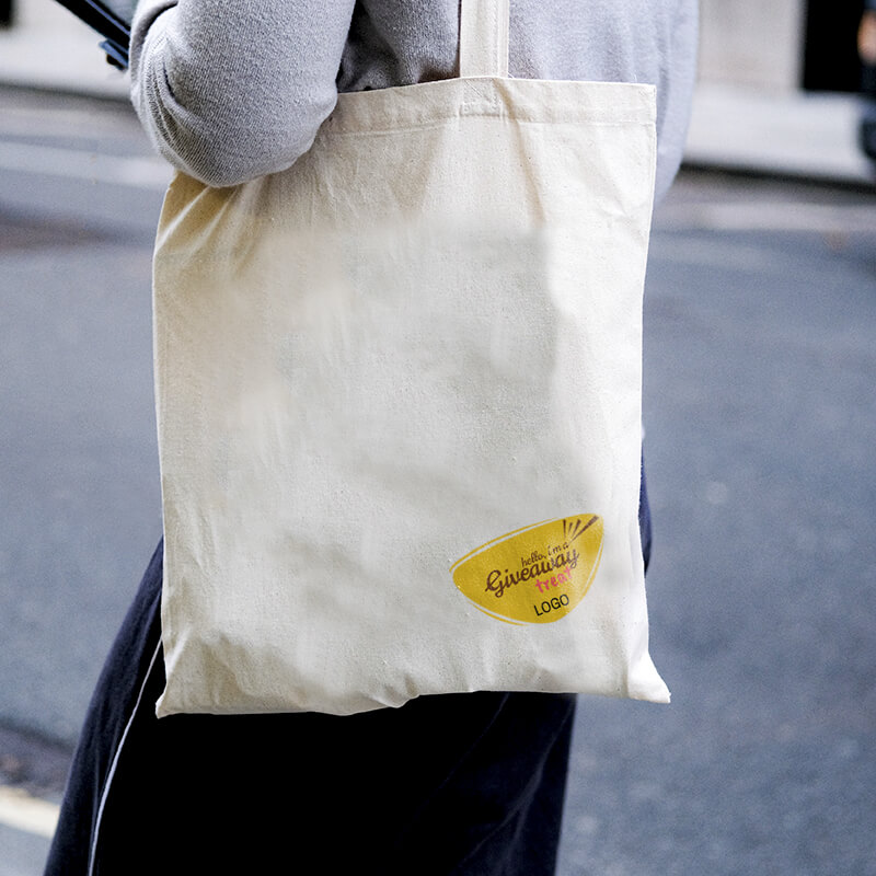 I'm a Giveaway Canvas Tote-bag Freesize, Custom our iTee template and make it yours. Model View