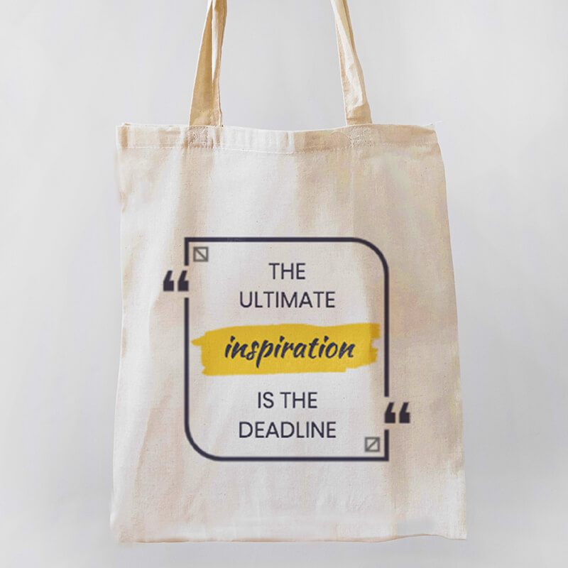 The Ultimate Inspiration Canvas Tote-bag Freesize, Custom our iTee template and make it yours. Product View
