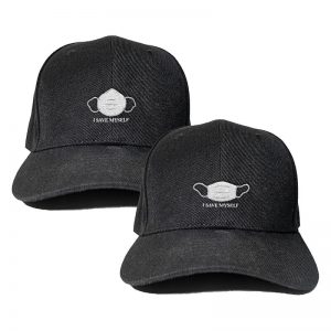 I Save Myself Series in Black Embroidered Cap, Custom our iTee template and make it yours. Product View