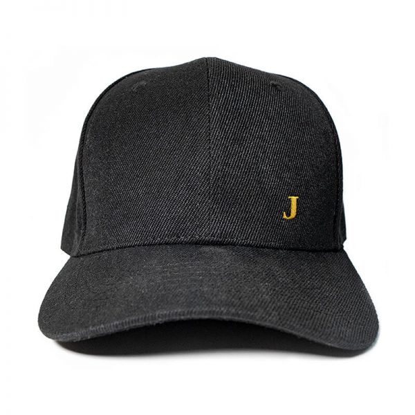 Create your initial in Black Embroidered Cap, Custom our iTee template and make it yours. Product View