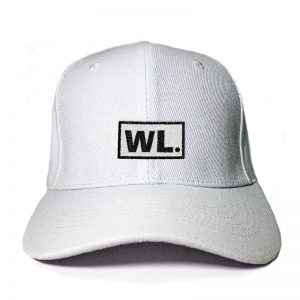 Initial Block in White Embroidered Cap, Custom our iTee template and make it yours. Product View