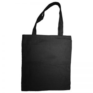 Custom your Black Tote-bag Free size Front View
