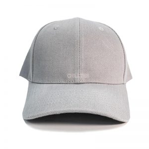 Custom and Embroider your Grey Kids Cap Front View