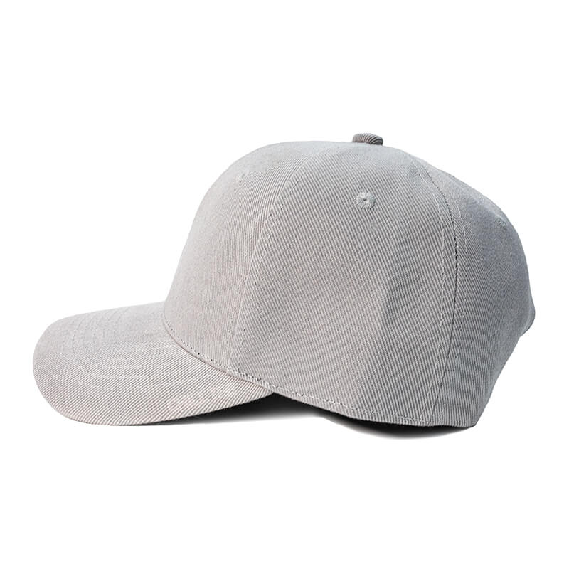 Custom and Embroider your Grey Kids Cap Left Side View