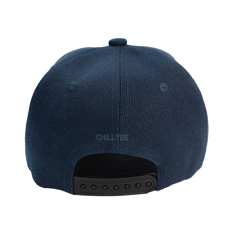 Custom and Embroider your Navy Kids Cap Back View