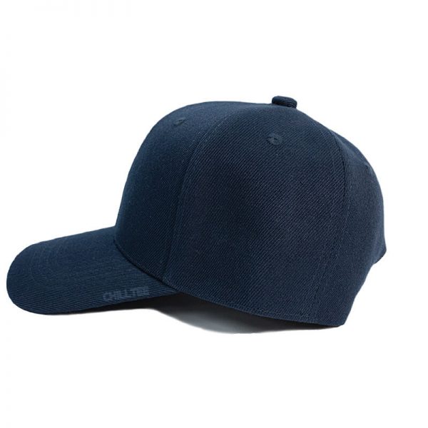 Custom and Embroider your Navy Kids Cap Left Side View
