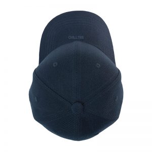 Custom and Embroider your Navy Kids Cap Top Side View