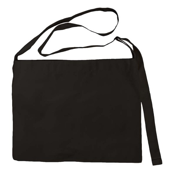 Custom your Black Adjustable Cross-Body Bag, Back
