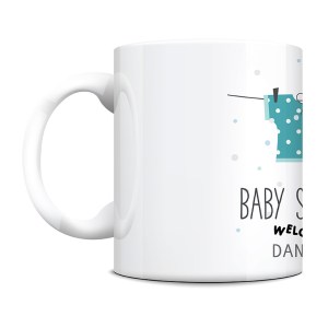 It's a Boy! Baby Shower White Ceramic Mug Left