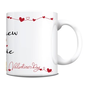 Be My Valentine White Ceramic Mug Right